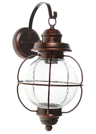 Світильник настінний вуличний лофт gl-103 am red/bk brille 34-068