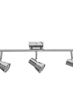 Світильник настінно-стельовий спот поворотний накладний htl-202/3 gu10 ch