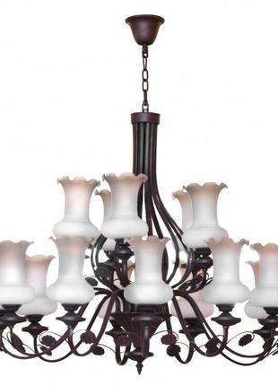 Люстра підвісна кантрі e27 60w br (bkl-056s/15) brille 180786