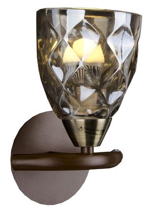 Бра спрямованого світла настінне накладне lk-518w/1 e14 brille l91-019