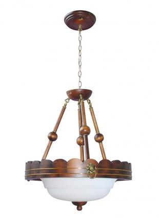 Люстра підвісна кантрі e27 60w br (kl-167s/3) brille 193116