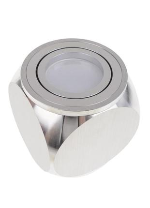 Подсветка тубус al-723/1 gu10 sl/wh ip20