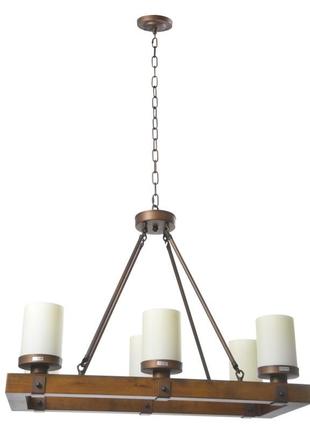 Люстра підвісна кантрі e27 60w br (bl-395s/6) brille 22-680