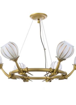 Люстра підвісна кантрі e14 40w gy (br-196s/6) brille 177340