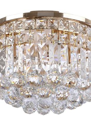 Люстра торт стельова з підсвічуванням led e14 40w glass (bcl-613c/3) brille 22-514