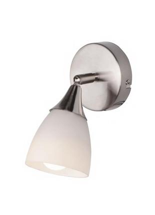 Світильник настінний накладний в спальню спот для читання htl-138/1 e14 ab/sn brille l5-248