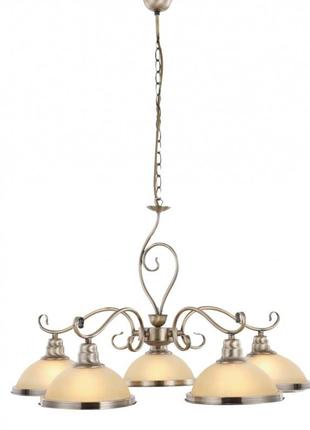 Люстра підвісна класична e27 60w bz (bkl-461s/5) brille l28-007