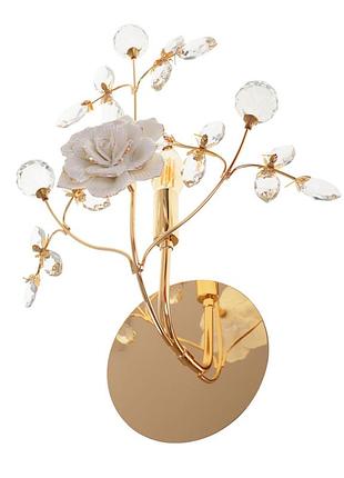 Бра флористика bkl-529w/1 e14 gd