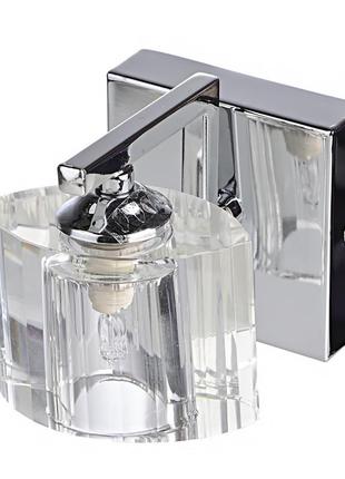 Бра спрямованого світла галогенне настінне накладне br-01 117w/1 g9 chr brille l38-135