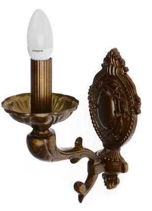 Бра настінне накладне свічка класичне bkl-040w/1 brille 180236