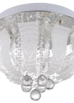 Люстра стельова торт кришталева e14 ch (bcl-458c/3) brille 22-186