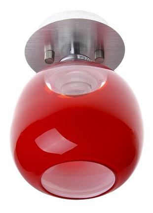 Світильник настінно-стельовий накладний br-01 232s/1 red brille 174311