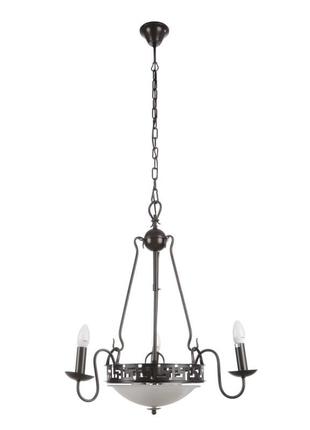 Люстра підвісна свічка для кухні e27 60w br (bkl-391s/3) brille l38-043