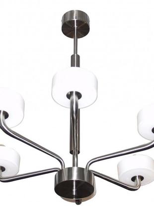 Люстра підвісна для вітальні e14 60w ch (br-174s/6) brille 172072