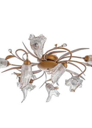 Люстра стельова флористика e14 40w br (bkl-159s/10) brille l5-094