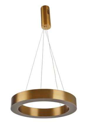 Світильник стельовий підвісний лофт для спальні світлодіодний br-930s/25w ww gbz brille 23-874