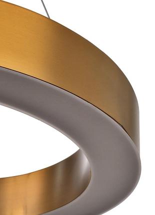 Світильник стельовий підвісний лофт для спальні світлодіодний br-930s/25w ww gbz brille 23-8743 фото