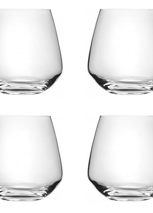 Набір склянок для віскі 400ml 4шт кліо ngc206setwiskey