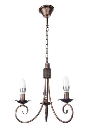 Люстра підвісна свічка e14 60w br (bkl-069s/3) brille 180478