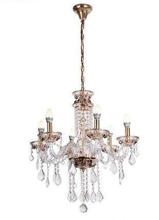 Люстра свічка підвісна кришталева e14 40w g (bcl-271s/6) brille 186323