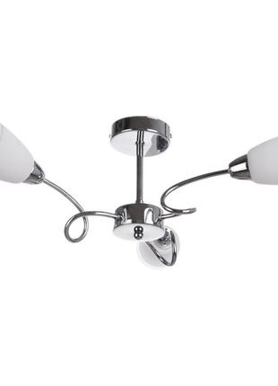 Люстра стельова e14 40w ch (lk-533c/3) brille 26-107