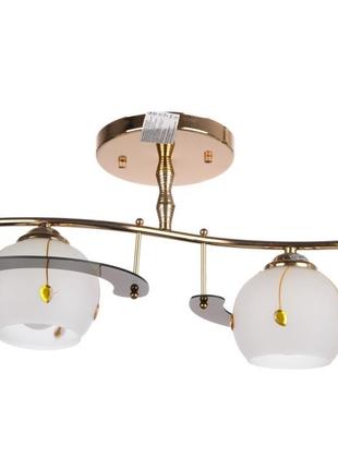 Люстра стельова для кухні e27 40w g (lk-471c/2) brille l67-232