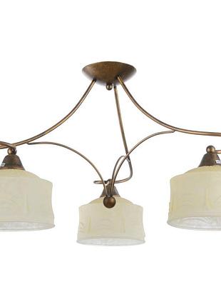 Люстра стельова для кухні e27 60w br (lk-210c/3) brille l38-010