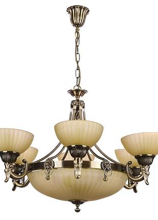 Люстра підвісна класична e27 60w bz (bkl-452s/9) brille l5-137