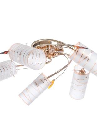 Люстра стельова класична e14 60w g (lk-172c/5) brille yl67