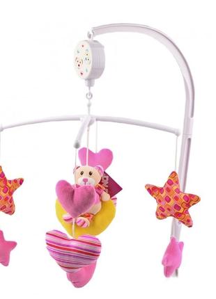 Музичний мобіль на ліжечко зоряний ведмедик ik61