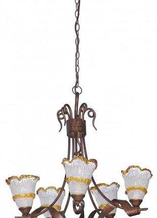 Люстра підвісна кантрі e27 60w br (bkl-154s/5) brille 180108