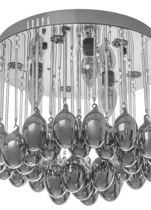 Люстра стельова з пультом led e14 ch (bcl-420s/3) brille 22-106