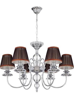 Люстра с абажурами bkl-688s/6 e14 br