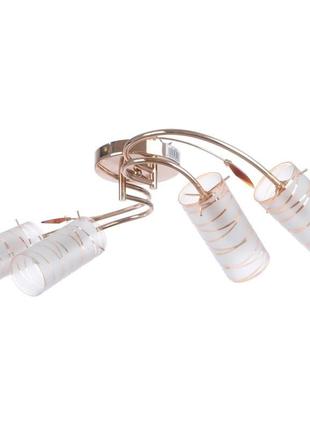 Люстра стельова класична e14 60w g (lk-172c/4) brille yl65