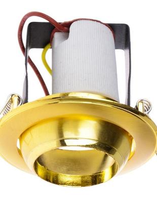 Светильник точечный поворотный ro-39с sb/g