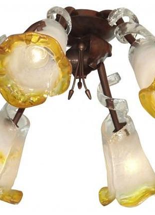 Люстра стельова флористика e14 60w br (bkl-071c/6) brille 180085