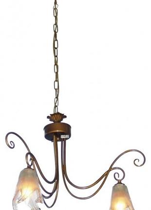 Люстра підвісна флористика e14 60w br (bkl-074s/3) brille 180091