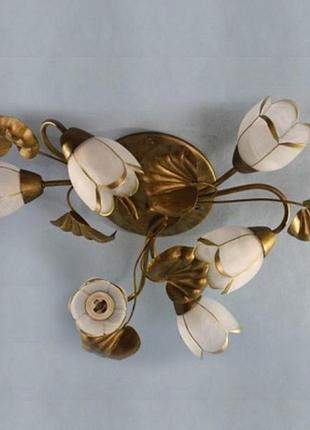 Люстра стельова флористика e14 60w br (lk-192s/6) brille l5-278