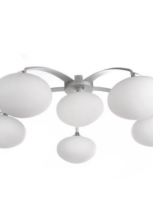 Люстра стельова e14 60w gy (br-01927c/6) brille l113-011