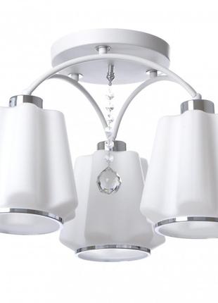 Люстра стельова класична e27 60w wh (bl-426c/3) brille 22-749