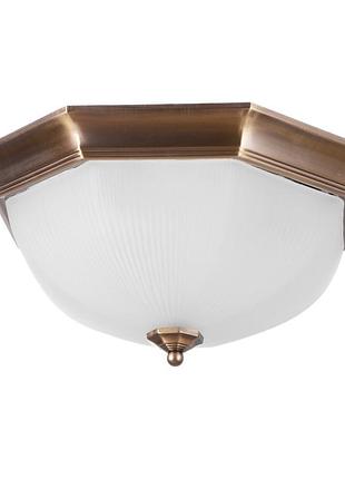 Світильник настінно-стельовий накладний br-02 251/3 ab brille 177655