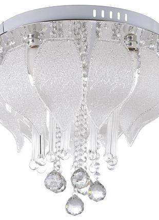 Люстра стельова торт кришталева e14 ch (bcl-459c/3) brille 22-189