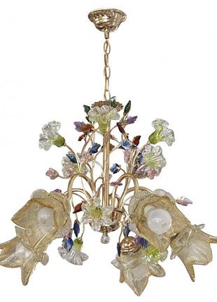 Люстра підвісна флористика e27 40w mix (lk-098s/5) brille 187196