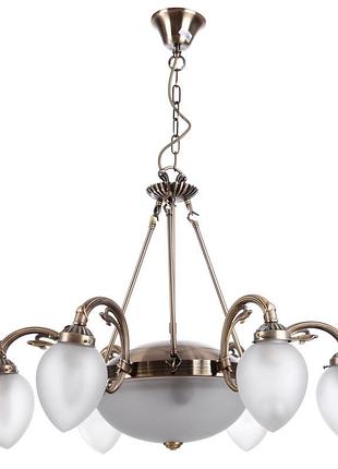 Люстра підвісна класична e27 60w bz (bkl-432s/8) brille l5-257