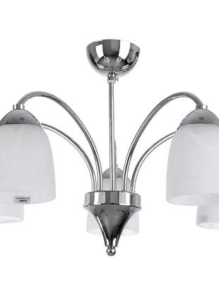 Люстра стельова класична e27 60w ch (lk-552c/5) brille 22-624
