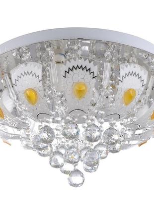 Люстра стельова торт кришталева e14 ch (bcl-455c/6) brille 22-181