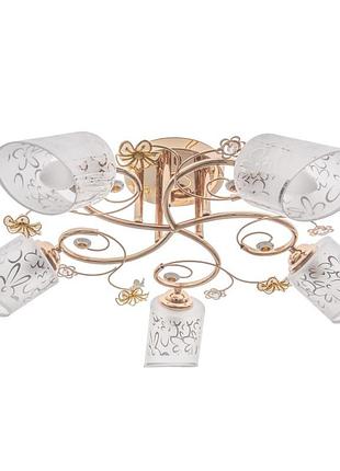 Люстра стельова e27 60w g (lk-583c/5) brille 23-183