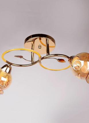 Люстра стельова класична e14 40w g (lk-394c/2) brille l67-102