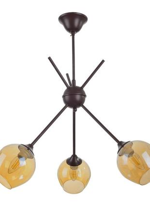 Люстра стельова класична e27 60w br (lk-677c/3) brille 24-335