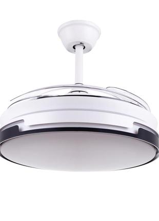 Люстра вентилятор з пультом led 72w ww wh (bkl-903s/2) brille 24-973